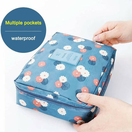 Big Size Make Up Bag Organizer, Multifunction travel Cosmetic Bag Women Toiletries Storage Case