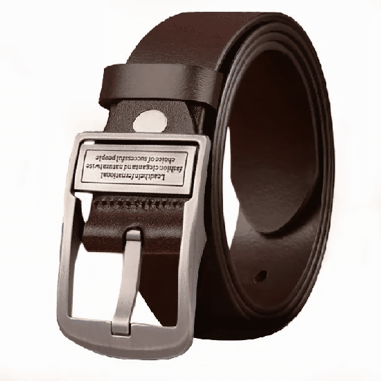 Men's Needle Buckle Belt Retro Casual Business PU Leather Minimalist Design 47-51 Inch
