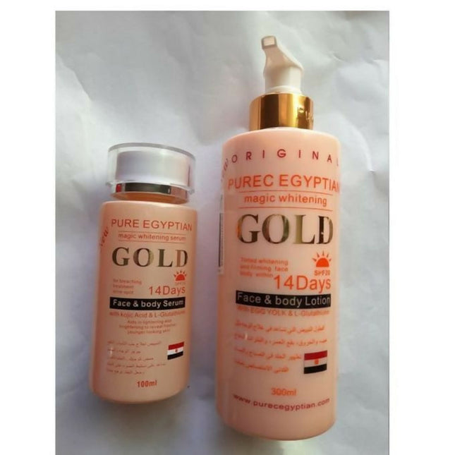 Egyptian Magic Purec Egyptian Gold Brightening Lotion 300ML + Serum