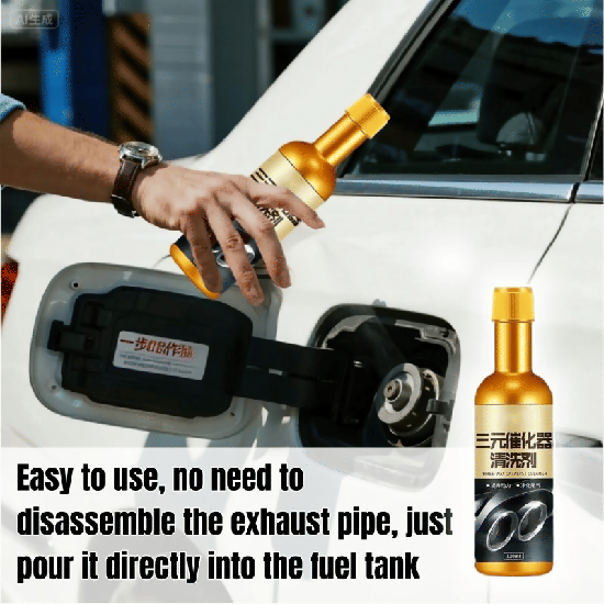 Engine Fuel System Cleaner and Catalytic Converter Smoke Remover 120ml