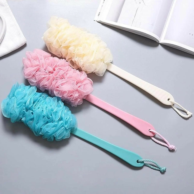Long Handle Mesh Bath Back Scrubber
