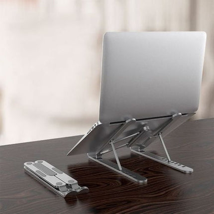 Creative Foldable Adjustable Laptop Stand Bracket, Cell Phone Holder, Reading Stand, Lazy Bracket with 7 Angle Adjustment Stand