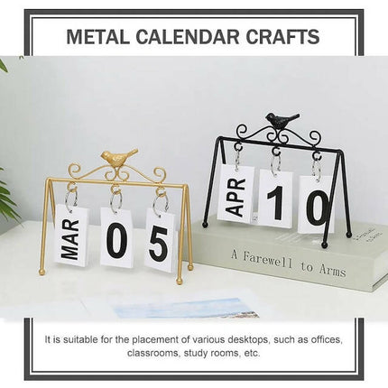 Flip Desk Calendar with Large Display, Daily Office Desk Calendar, Calendar to Manage Busy Schedules