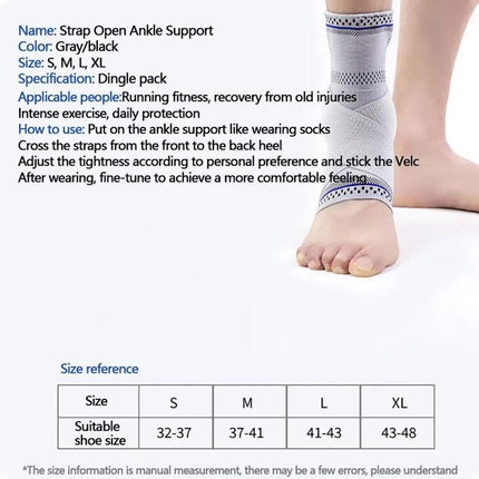 1pc Ankle Support Adjustable Compression Foot Sock