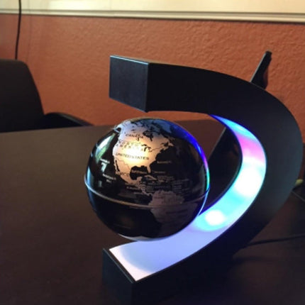 LED Light Table Lamp, Anti-Gravity Floating Global World Map, Magnetic Levitation Floating World Map, Globe Light Lamp