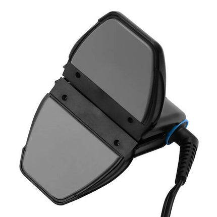 Easily Portable and Foldable Travel Iron with Adjustable Temperature Settings, Non-Stick Plates