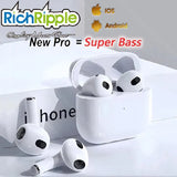 RichRipple MINI Pro6 TWS 4th Gen Waterproof Wireless Bluetooth Earbuds