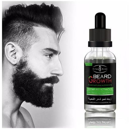 Aichun Beauty Beard & Moustache Growth Oil – Fast-Acting Beard Booster for Fuller, Thicker Facial Hair