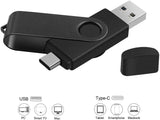 High-Speed USB-C OTG Flash Drive, Dual Connector for Phone & PC, 32GB/64GB
