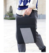 15.6-inch Portable Waterproof Laptop Sleeve: Multi-Layer Protective Liner Bag for Apple & iPad, Gray