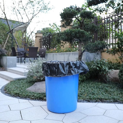 Large Black Size Garbage Bag Set, Large Trash Bags, Black Heavy Duty Bin Bags, Plastic Garbage Storage Bag - 50 pcs
