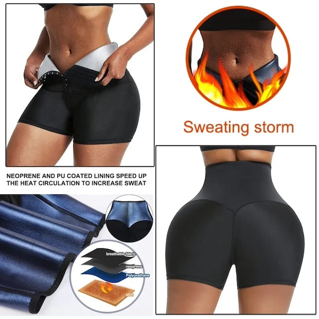 Body Shaper Waist Slimming Shorts, High Waisted Tummy Control Pants, Negative Oxygen Ion Fat Burning Tummy Control