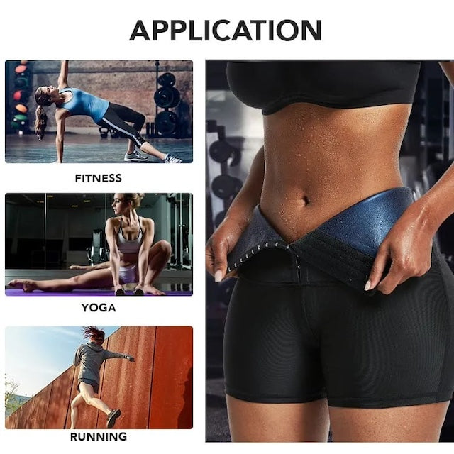 Body Shaper Waist Slimming Shorts, High Waisted Tummy Control Pants, Negative Oxygen Ion Fat Burning Tummy Control