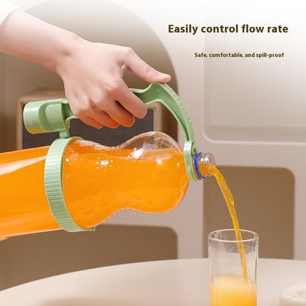 Beverage Bottle Handle Holder Adjustable Pouring Handle Organizer Multi-Use Oil Bottle Handle Holder Kitchen Storage Kitchen Gadgets