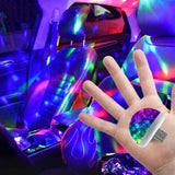Mini USB Sound Activated Disco Ball LED Multi-Color Party Light