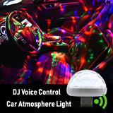 Mini USB Sound Activated Disco Ball LED Multi-Color Party Light