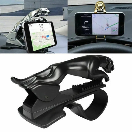 Jaguar Phone Holder, 360° Rotating Phone Holder, Jaguar 360 Degree Cell Mount Stand, Bracket Car Dashboard Phone Holder