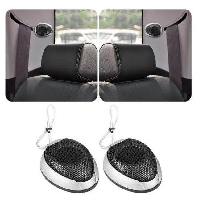 2 Pieces 350W Car Super Power Tweeters Speakers + 2 Stickers
