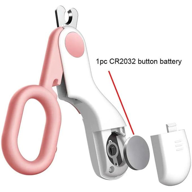 Professional Cat & Puppy Small Pet Nail Clipper Cutter Scissors + LED Light