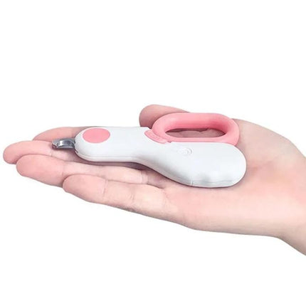 Professional Cat & Puppy Small Pet Nail Clipper Cutter Scissors + LED Light