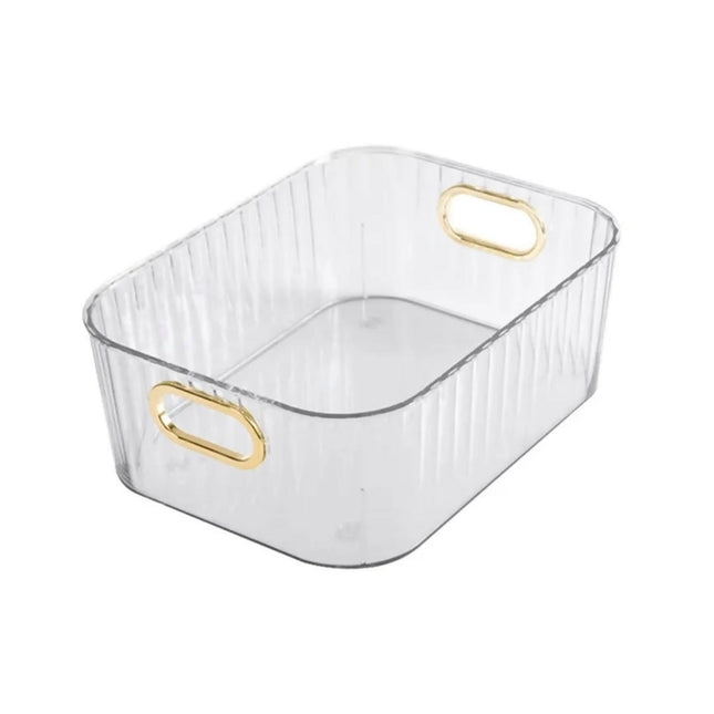 Desktop cosmetic storage container