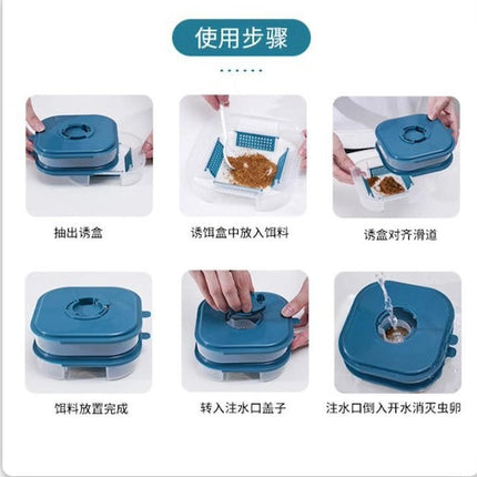 Cockroach Trap Box, Cockroach Insect Catcher, Reusable Cockroach Killer Household Trap, Pesticides for Kitchen Garden