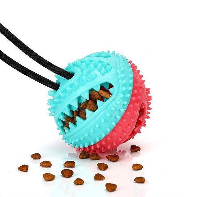 Dog Toys Silicone Cup Tug Interactive Ball Slow Feeder Pet Chew