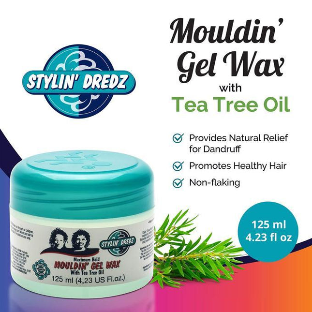 M & M Dreadlock Gel Wax - Mouldin' - Loc N Twist With Tea Tree Oil