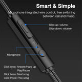 Premium 2024 3.5mm Wired In-Ear Headphones: Bass Stereo Earbuds with Mic