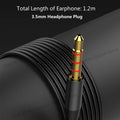 Premium 2024 3.5mm Wired In-Ear Headphones: Bass Stereo Earbuds with Mic