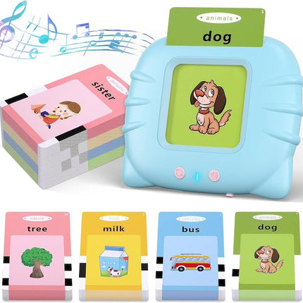 Early Educational Flash Audio Cards, Pocket Speech for Toddlers Toy, Sight Words Talking Flash Cards, Learning Speech Toys