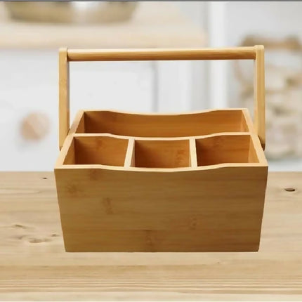 Portable kitchen cutlery organizer with handle2