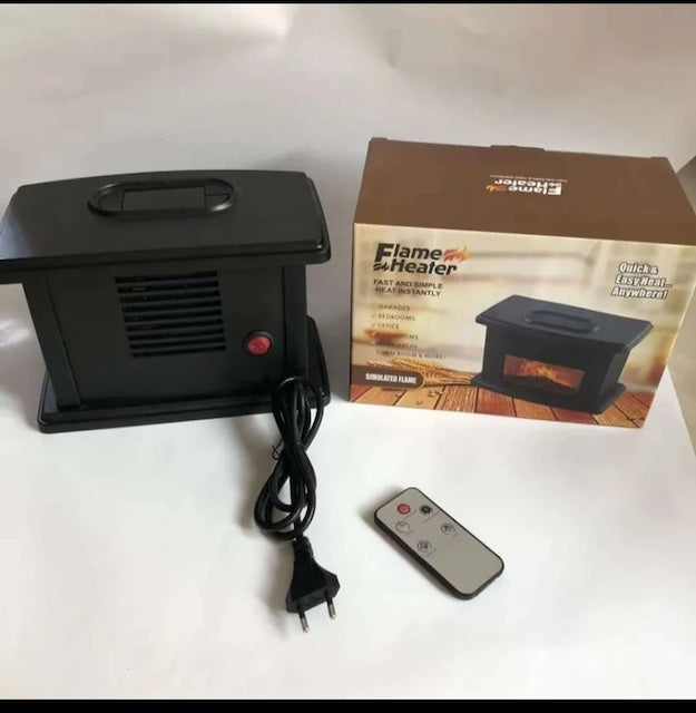 Electric Fireplace, Fireplace Accessories, Electric Fireplace Heater For Home With Remote Control, Portable Indoor Space Heater