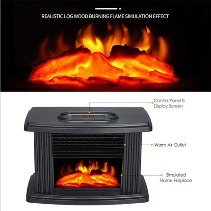 Electric Fireplace, Fireplace Accessories, Electric Fireplace Heater For Home With Remote Control, Portable Indoor Space Heater