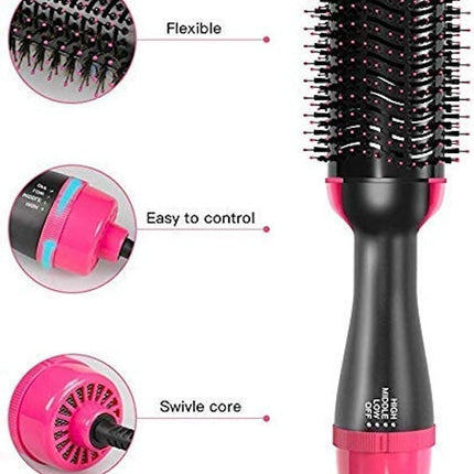 Electric Hair Dryer, Blow Dryer & Hair Curling Iron Rotating Dryer, Hair Straightener And Dryer, Hot Air Dryer for Women