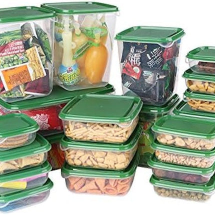 Airtight Food Storage Containers with Lids, Refrigerator Plastic Sealed Cans, Preservation Transparent Sealed Container Jars
