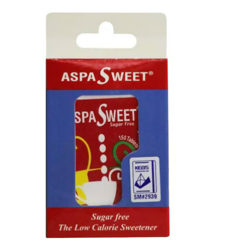 Cosmo 150pcs AspaSweet Low-Calorie Tea Coffee Sweetener Sugar Free