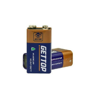 Gettop 9v Microphone Battery - 2 Pcs