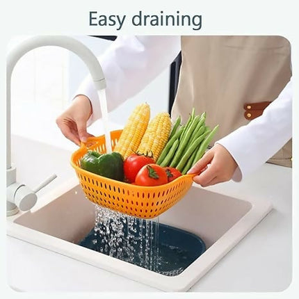 Multi-Layer Drain Bowls Basket Set
