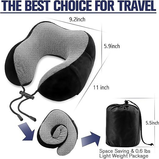 Neck Pillow / Travel Pillow with Bag