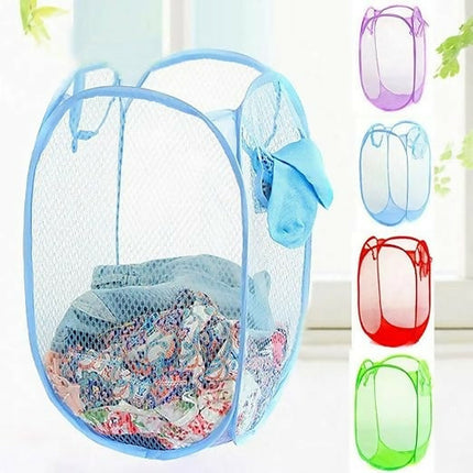 Pop Up Laundry Mesh Basket – Collapsible