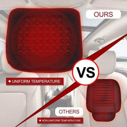 Auto Car SUV Heated Seat Cushion Pad Hot Cover Heater Warmer + 12V Controller
