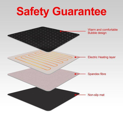 Auto Car SUV Heated Seat Cushion Pad Hot Cover Heater Warmer + 12V Controller