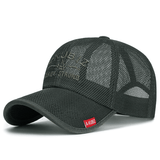 Solid Color Summer Mesh Baseball Cap Quick Dry Breathable Sun Protection Adjustable Snapback Hat