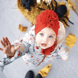 3-Pack Cute Floral Baby Turban & Beanie Caps for 0-18m Infant Girls