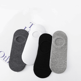 4 Pairs Men's Invisible No Show Liner Socks, Soft Breathable Thin Comfort