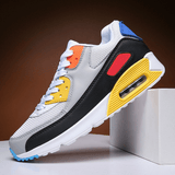 Men's Air Cushion Running Shoes: Breathable Mesh, Casual Lace-up, Sport Trainers