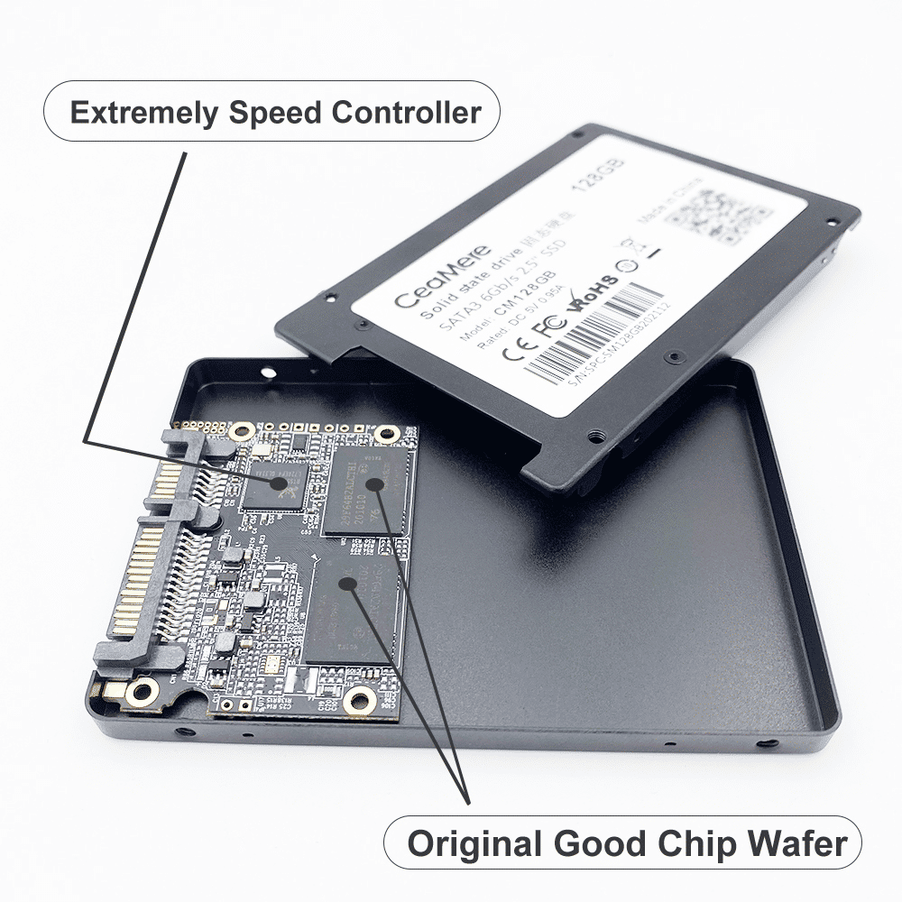 CeaMere Ultra-Fast 2.5-inch SATA III Internal Solid State Drive for PC & Laptop