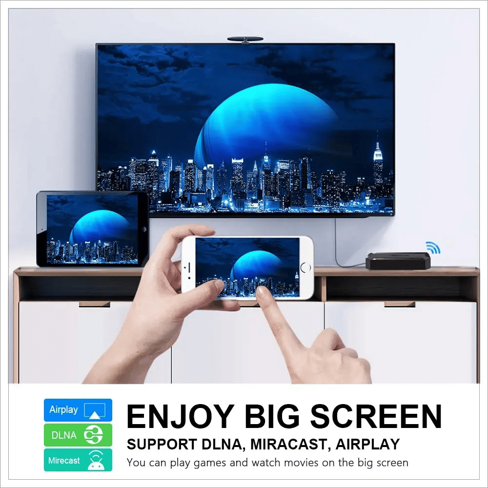 X96Q Smart TV Box, Android 10, 4K HDR10, Quad Core, 2GB RAM