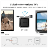 X96Q Smart TV Box, Android 10, 4K HDR10, Quad Core, 2GB RAM